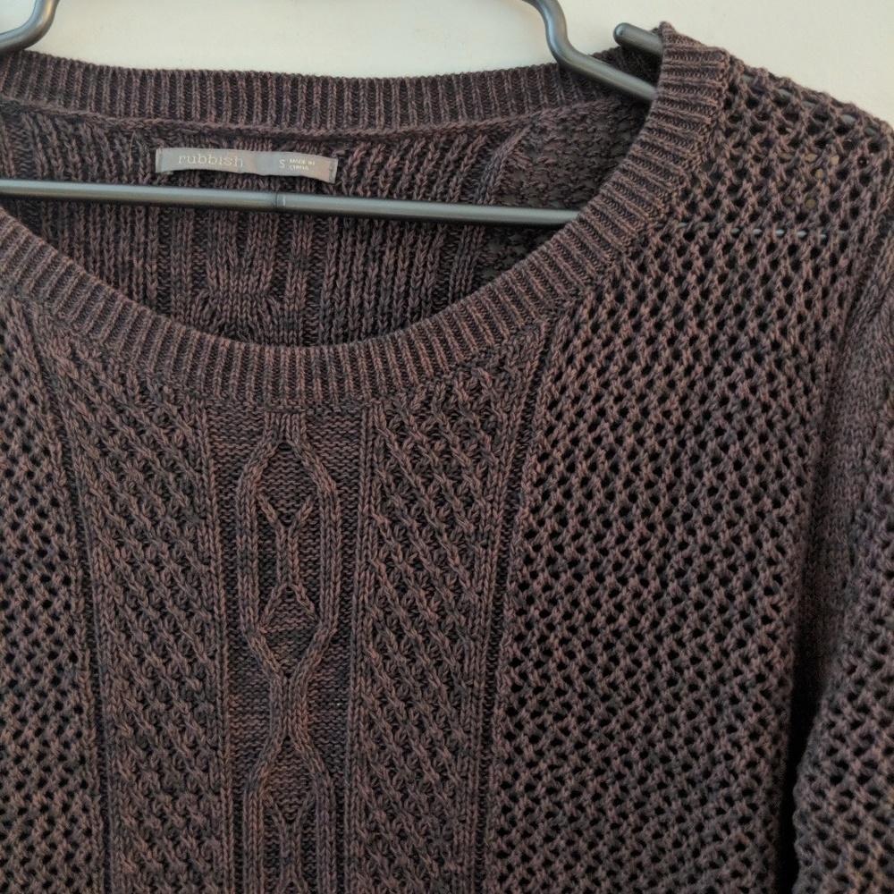 Knit Purple Sweater